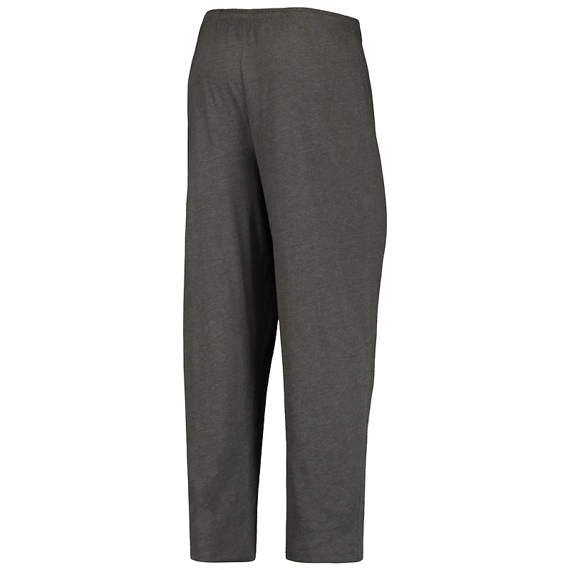 Ensemble de nuit pour homme Concepts Sport Heathered Anthracite/Vert NDSU Bison Meter Top et pantalon