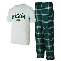 Men's Concepts Sport NDSU Bison Top & Pants Sleep Set