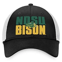 TOP NDAKST NOIR BLANC NCAA TOP STOCKPILE TRUCKER HATMENSTR