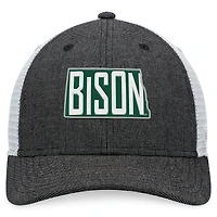 Casquette Snapback NDSU Bison Townhall Trucker Top of the World anthracite/blanc pour homme