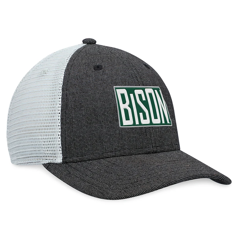 Casquette Snapback NDSU Bison Townhall Trucker Top of the World anthracite/blanc pour homme