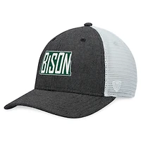 Casquette Snapback NDSU Bison Townhall Trucker Top of the World anthracite/blanc pour homme
