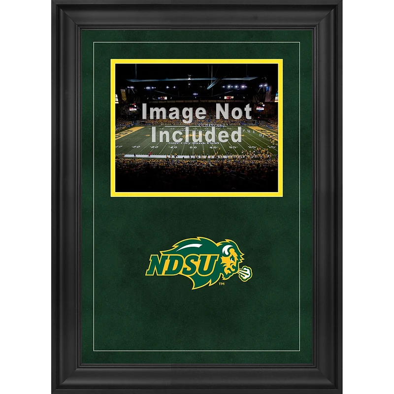 Cadre photo horizontal de luxe 8'' x 10'' des North Dakota State Bison avec logo de l'équipe