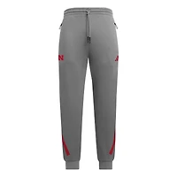 adidas Gray Nebraska Huskers Z.N.E. Pants