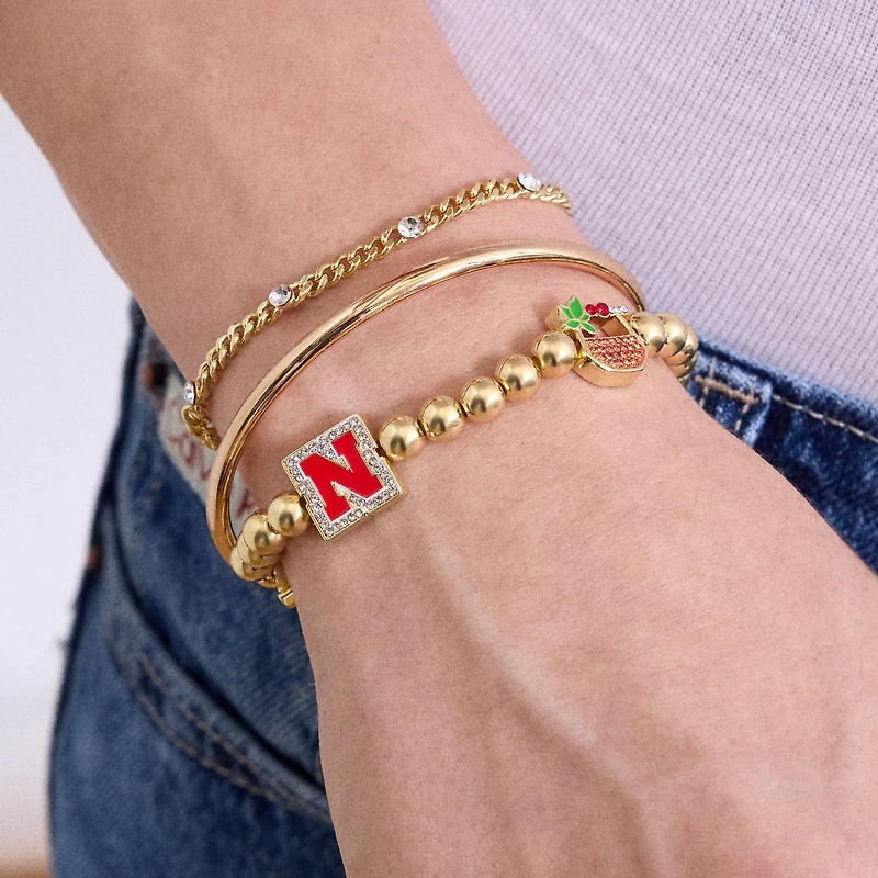 BaubleBar Nebraska Huskers Pisa Bracelet