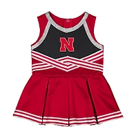 Girls Infant Colosseum Scarlet Nebraska Huskers Lollipop Park Cheer Dress