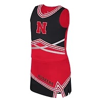 Ensemble deux pièces pour jeunes filles du Colosseum Scarlet Nebraska Huskers Lollipop Park Cheer
