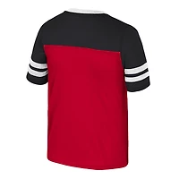 T-shirt à paillettes Princess Bubblegum des Nebraska Huskers pour jeunes filles du Colisée écarlate