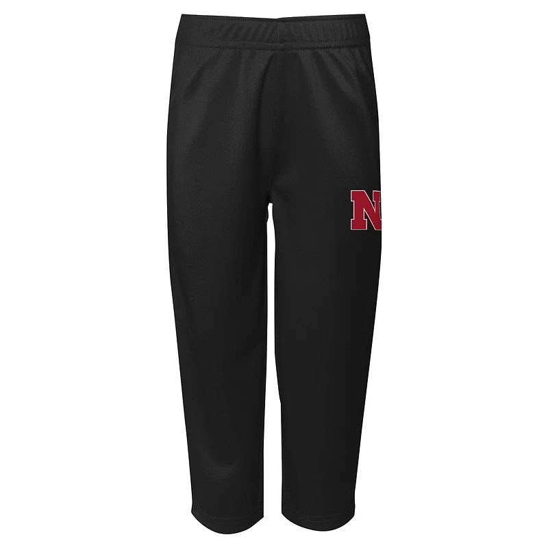 Infant Scarlet Nebraska Huskers Two-Piece Red Zone Jersey & Pants Set
