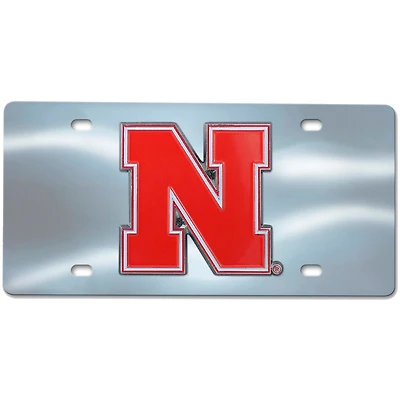 Plaque d'immatriculation miniature Logo Brands Nebraska Huskers