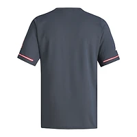 Maillot de baseball réplique gris adidas Nebraska Huskers pour homme
