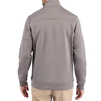 Men's Cutter & Buck  Gray Nebraska Huskers Roam Eco Recycled Quarter-Zip Pullover