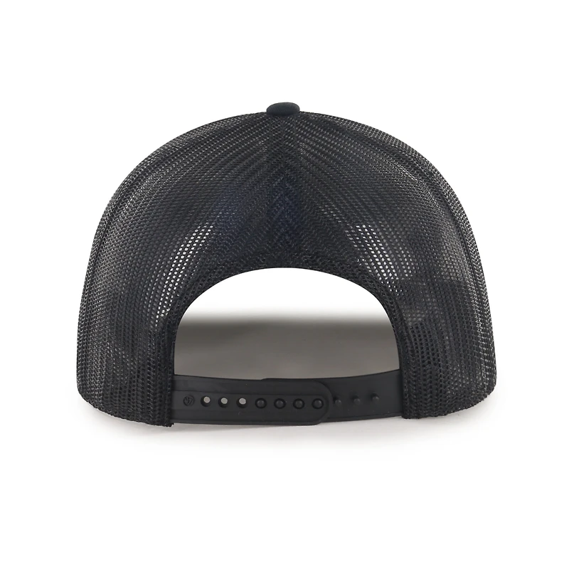 Casquette trucker ajustable Leland noire Nebraska Huskers '47 pour homme