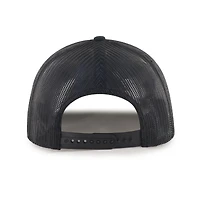Casquette trucker ajustable Leland noire Nebraska Huskers '47 pour homme