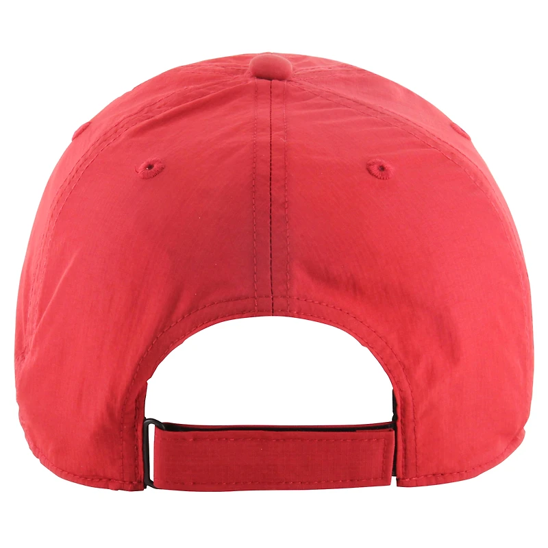 Men's '47 Scarlet Nebraska Huskers Clean Up brrr° Adjustable Hat