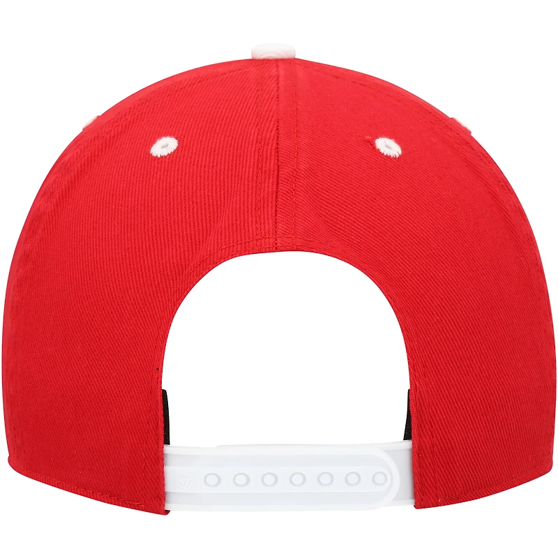 Men's '47 Scarlet Nebraska Huskers Double Header Hitch Adjustable Hat