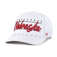 Men's '47 White Nebraska Huskers Condor Hitch brrr° Adjustable Hat