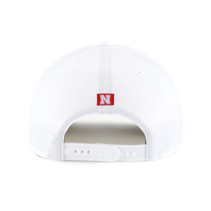 Men's '47 White Nebraska Huskers Condor Hitch brrr° Adjustable Hat