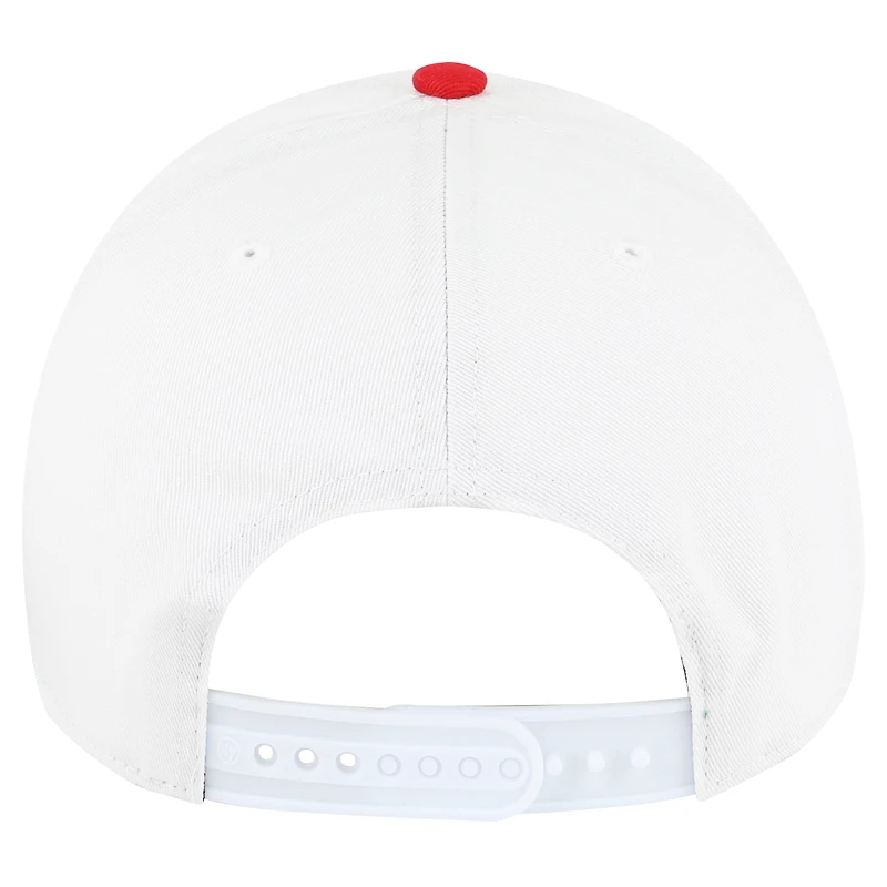 Men's '47 White Nebraska Huskers Gridiron Clean Up Adjustable Hat