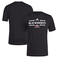 Men's adidas Black Nebraska Huskers Blackshirts Fresh T-Shirt