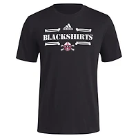 Men's adidas Black Nebraska Huskers Blackshirts Fresh T-Shirt