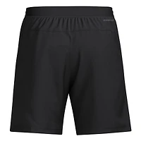 Short d'entraînement tissé adidas noir Nebraska Huskers Program pour homme