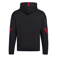 Sweat à capuche zippé adidas Nebraska Huskers Z.N.E. noir pour homme