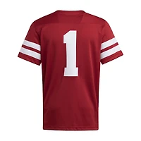 Men's adidas #1 White Nebraska Huskers Premier Jersey