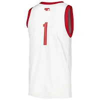 Maillot adidas #1 Nebraska Huskers Team Swingman pour hommes, blanc