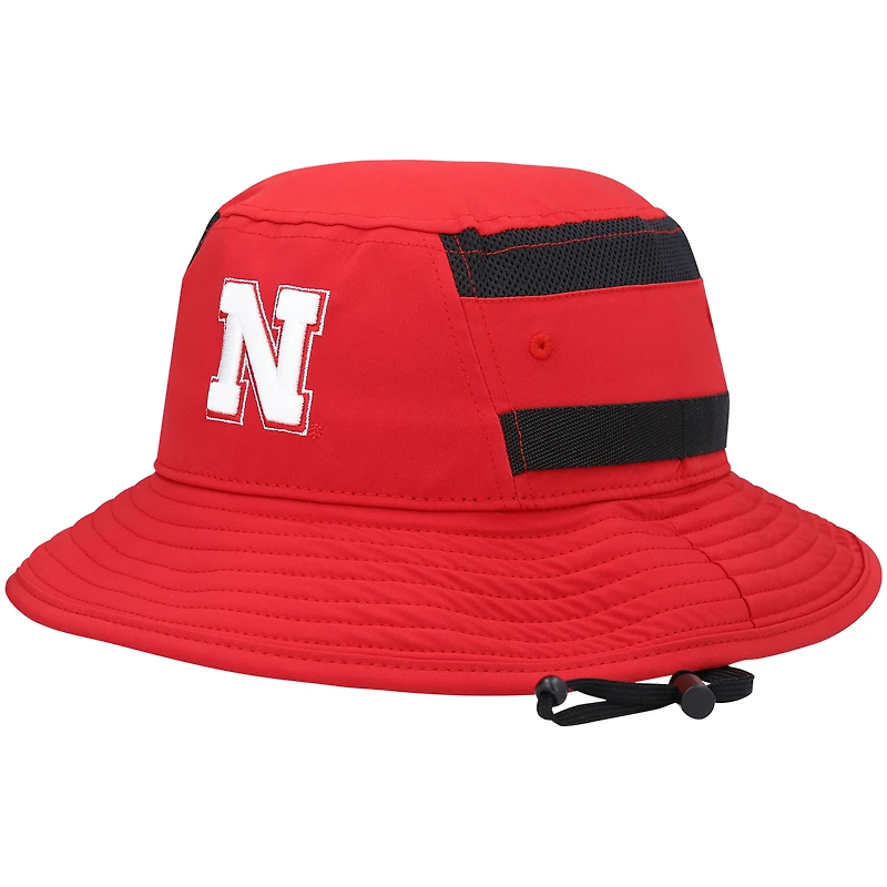 Bob adidas Scarlet Nebraska Huskers 2021 Sideline AEROREADY pour homme