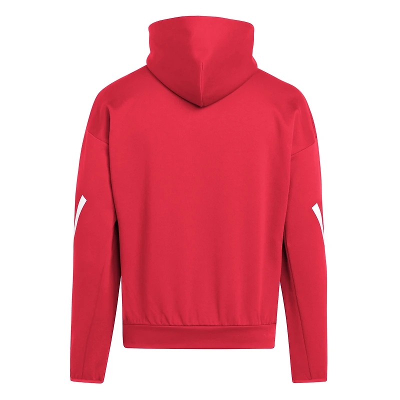 Men's adidas Scarlet Nebraska Huskers Z.N.E. Pullover Hoodie
