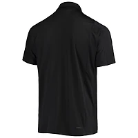 Men's adidas Tom Osborne Black Nebraska Huskers 255 Sideline Coordinator AEROREADY Polo