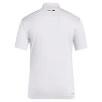 Men's adidas White Nebraska Huskers 2024 Coaches AEROREADY Polo