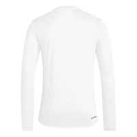 Men's adidas White Nebraska Huskers Together On-Court Pregame Long Sleeve T-Shirt