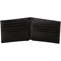 Men's Black Nebraska Huskers Hybrid Bi-Fold Wallet