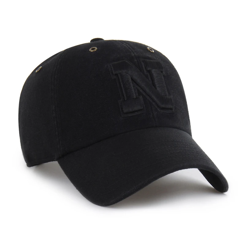Men's Carhartt x '47 Black Nebraska Huskers Clean Up Adjustable Hat