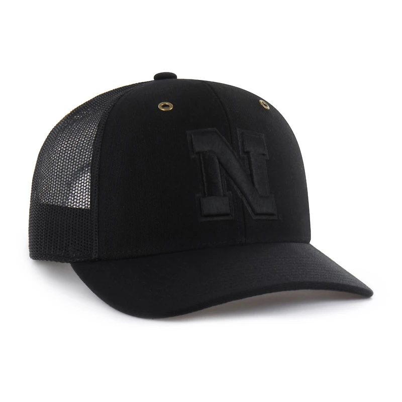 Men's Carhartt x '47 Black Nebraska Huskers Trucker Adjustable Hat