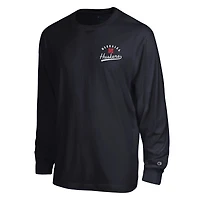 T-shirt à manches longues plastifié Champion Black Nebraska Huskers All-Star pour homme