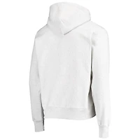 Men's Champion Heathered Gray Nebraska Huskers Team Vault Logo Reverse Weave Pullover Hoodie
