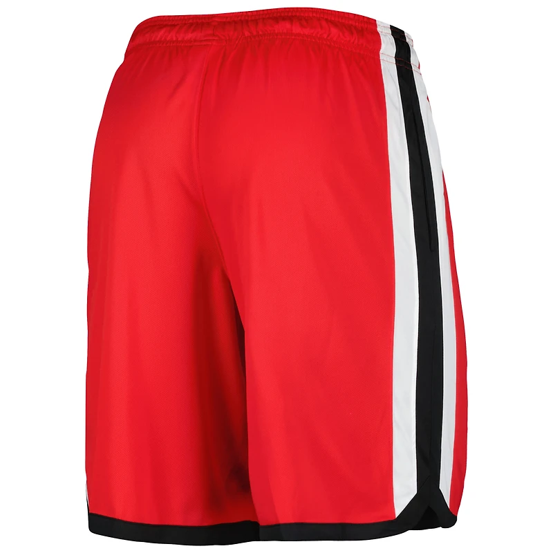 Short de basketball Champion Scarlet Nebraska Huskers pour homme