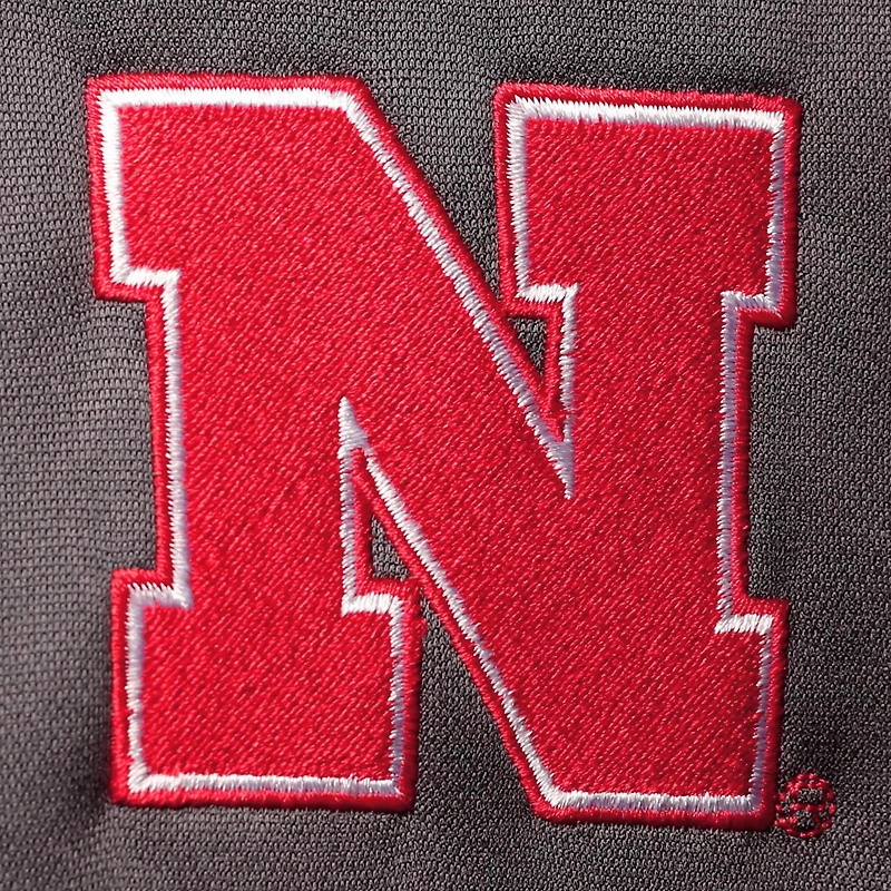 Veste Champion Scarlet Nebraska Huskers Gameday quart-zip pour hommes