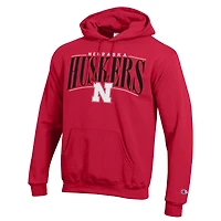 Men's Champion  Scarlet Nebraska Huskers Team Pride Powerblend Hoodie