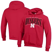 Men's Champion  Scarlet Nebraska Huskers Team Pride Powerblend Hoodie