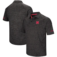 Polo Colosseum noir pour homme, Nebraska Huskers, grandes tailles, Down Swing