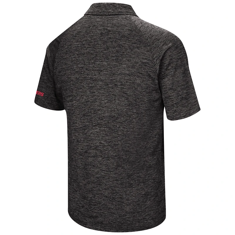 Polo Colosseum noir pour homme, Nebraska Huskers, grandes tailles, Down Swing