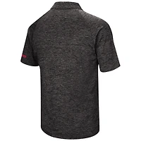 Polo Colosseum noir pour homme, Nebraska Huskers, grandes tailles, Down Swing