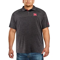 Polo Colosseum Black Nebraska Huskers Big & Tall Down Swing pour homme