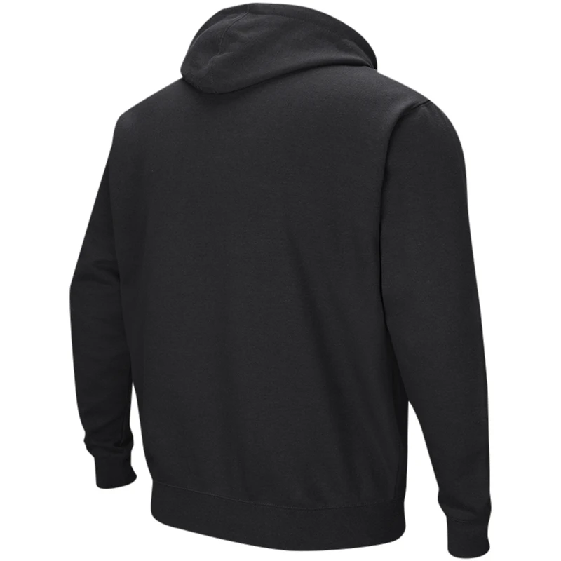 Men's Colosseum Black Nebraska Huskers Double Arch Pullover Hoodie
