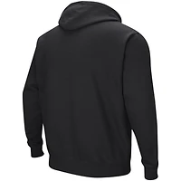 Men's Colosseum Black Nebraska Huskers Double Arch Pullover Hoodie