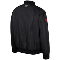 Men's Colosseum  Black Nebraska Huskers Full-Zip Bomber Jacket